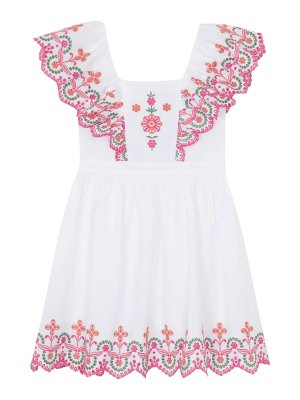 TARTINE ET CHOCOLAT: Robe longueur genou - Robe Au Genou - Blanc