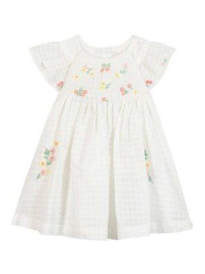 TARTINE ET CHOCOLAT: Knielange Kleider - Knielanges Kleid - Weiß
