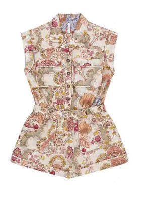 ZIMMERMANN: pantaloni shorts - Tuta Con Stampa