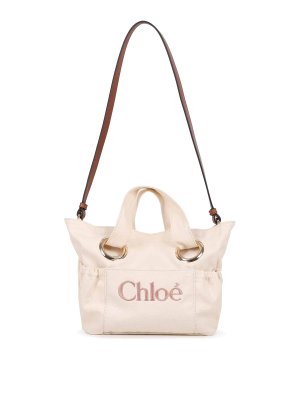 CHLOE': Bolsos Shopping - Bolso Shopping - Blanco