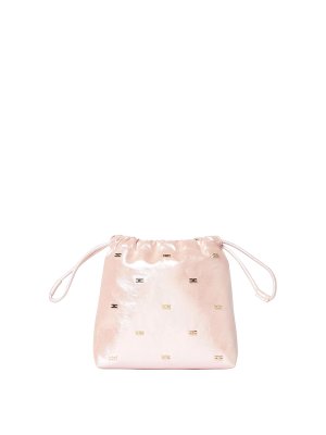 ELISABETTA FRANCHI: Bolsos Saco - Bolso Saco - Color Carne Y Neutral