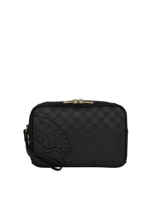 SPRAYGROUND: Luggage & Travel bags - Spritz Black Toiletry Bag
