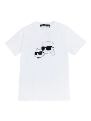 KARL LAGERFELD: t-shirts - T-Shirt Karl & Choupette Nft
