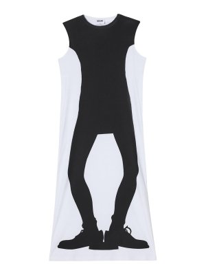 MOSCHINO: knee length dresses - Trompe Loeil dress