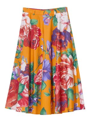 MOSCHINO: Knielange und Midi Röcke - Midirock - Bunt