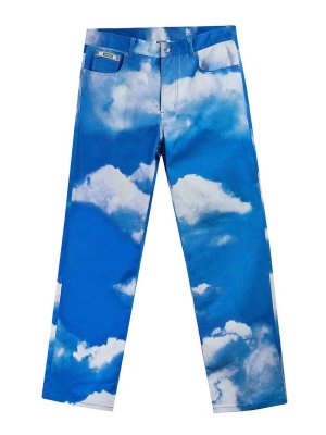 MOSCHINO: straight leg jeans - Jeans Nuvole
