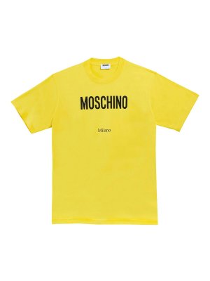 MOSCHINO: T-shirts - T-Shirt - Gelb