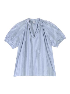 PAUL SMITH: Tops & Débardeurs - Top - Bleu Clair