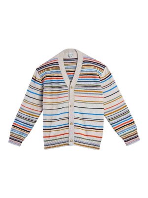 PAUL SMITH: cardigans - Classic Stripe Cardigan