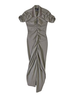VIVIENNE WESTWOOD: Robe longueur genou - Robe Au Genou - Vert