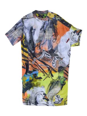 VIVIENNE WESTWOOD: Knielange Kleider - Knielanges Kleid - Bunt