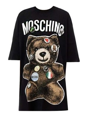 MOSCHINO: T-shirts - T-Shirt - Schwarz