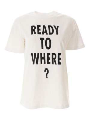 MOSCHINO: t-shirts - Ready To Where Tshirt