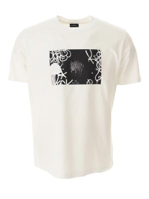 PS BY PAUL SMITH: t-shirts - Graffiti Zebra T-Shirt