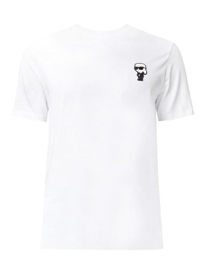KARL LAGERFELD: T-shirts - T-Shirt - Blanc