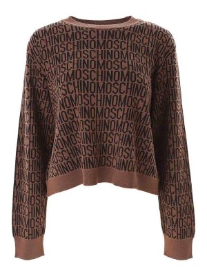 MOSCHINO: crew necks - Logo Sweater