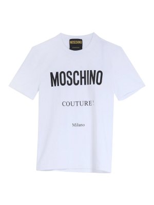 MOSCHINO: T-shirts - T-Shirt - Blanc