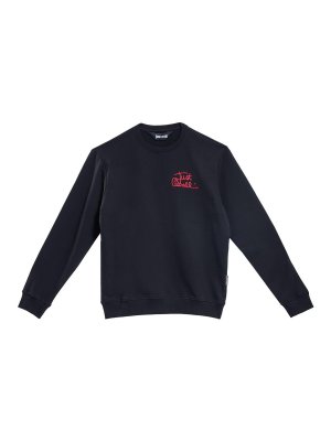 JUST CAVALLI: Sweatshirts & Pulls - Sweat-Shirts - Noir