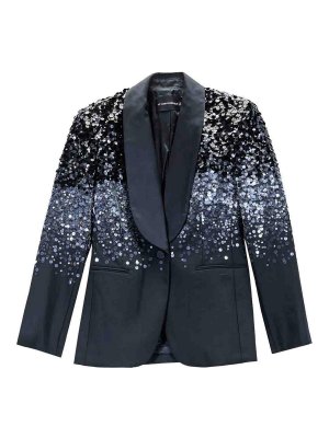 KARL LAGERFELD: Blazer - Blazer - Negro