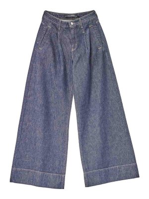 KARL LAGERFELD: Jeans à jambe droite - Jean Droit - Bleu