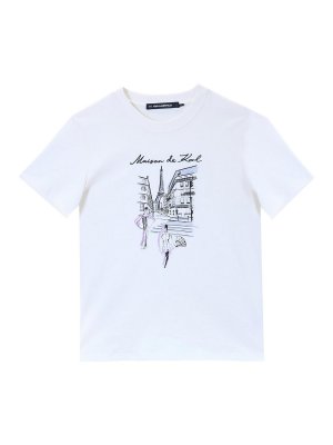 KARL LAGERFELD: T-shirts - T-Shirt - Crème