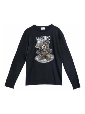MOSCHINO: crew necks - Knitted Bear