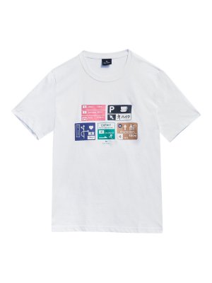 PS BY PAUL SMITH: t-shirts - T-Shirt Road Signs