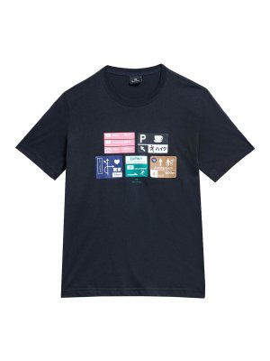 PS BY PAUL SMITH: t-shirts - T-Shirt Road Signs
