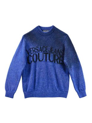 Versace Jeans Couture: crew necks - Degrad Logo sweater