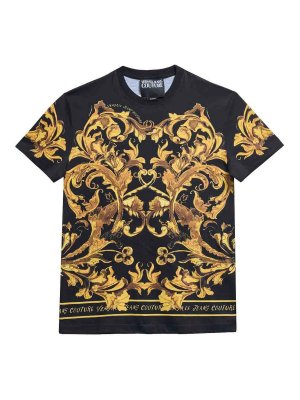 Versace Jeans Couture: t-shirts - Baroque Panel Tshirt