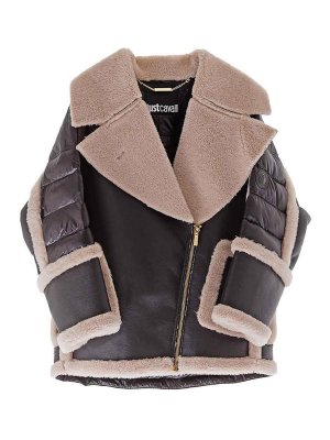 JUST CAVALLI: leather coats - Montone