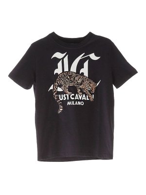 JUST CAVALLI: Camisetas - Camiseta - Negro
