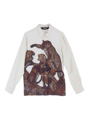 JUST CAVALLI: shirts - Leopards shirt