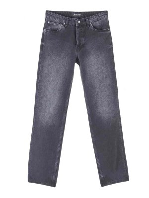 JUST CAVALLI: straight leg jeans - Jeans Regular Stone Washed