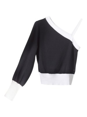 KARL LAGERFELD: Tops y camisetas sin mangas - Top - Negro