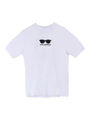 KARL LAGERFELD: T-shirts - T-Shirt - Blanc