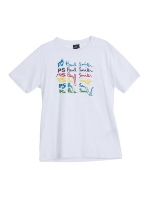 PS BY PAUL SMITH: t-shirts - Wave Logo T-Shirt