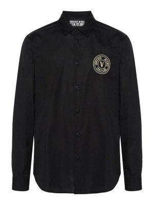 Versace Jeans Couture: camicie - Camicia V Emblem