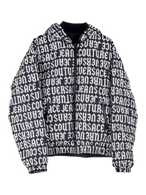 Versace Jeans Couture: カジュアルジャケット - カジュアルジャケット - 黒