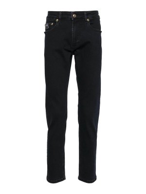 Versace Jeans Couture: straight leg jeans - Narrow Dundee Jeans