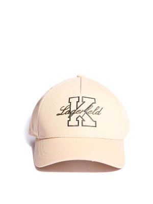KARL LAGERFELD: hats & caps - Signature Visor Hat