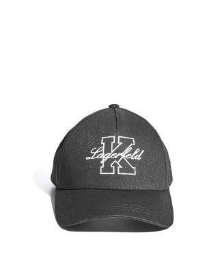 KARL LAGERFELD: hats & caps - Signature Visor Hat