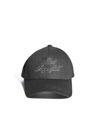 KARL LAGERFELD: hats & caps - Signature Visor Hat