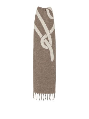 KARL LAGERFELD: scarves - K/Signature Woven Scarf