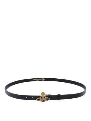 VIVIENNE WESTWOOD: cinture - Fibbia a sfera piccola linea in ottone