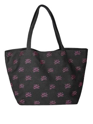 KARL LAGERFELD: Bolsos Shopping - Bolso Shopping - Negro