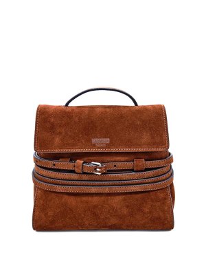MOSCHINO: Sacs à main - Sac Cabas - Marron