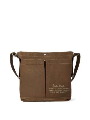PAUL SMITH: Sacs à main - Sac Cabas - Vert Foncé