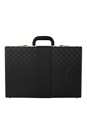 SPRAYGROUND: laptop bags & briefcases - Spritz Black Briefcase