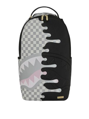 SPRAYGROUND: backpacks - Cream Chack Side Drip Backpack